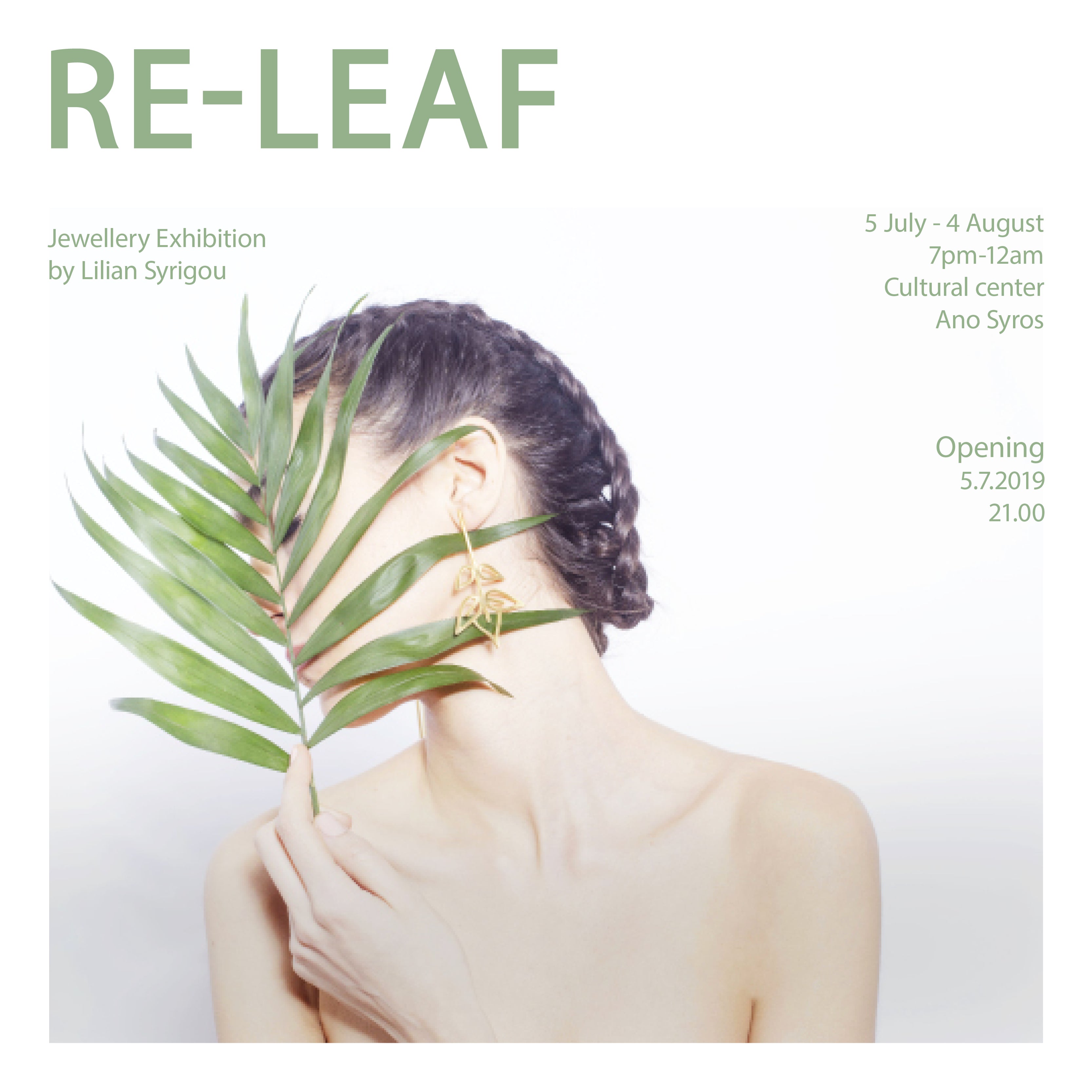 RE-LEAF Jewellery Exhibition by Lilian Syrigou