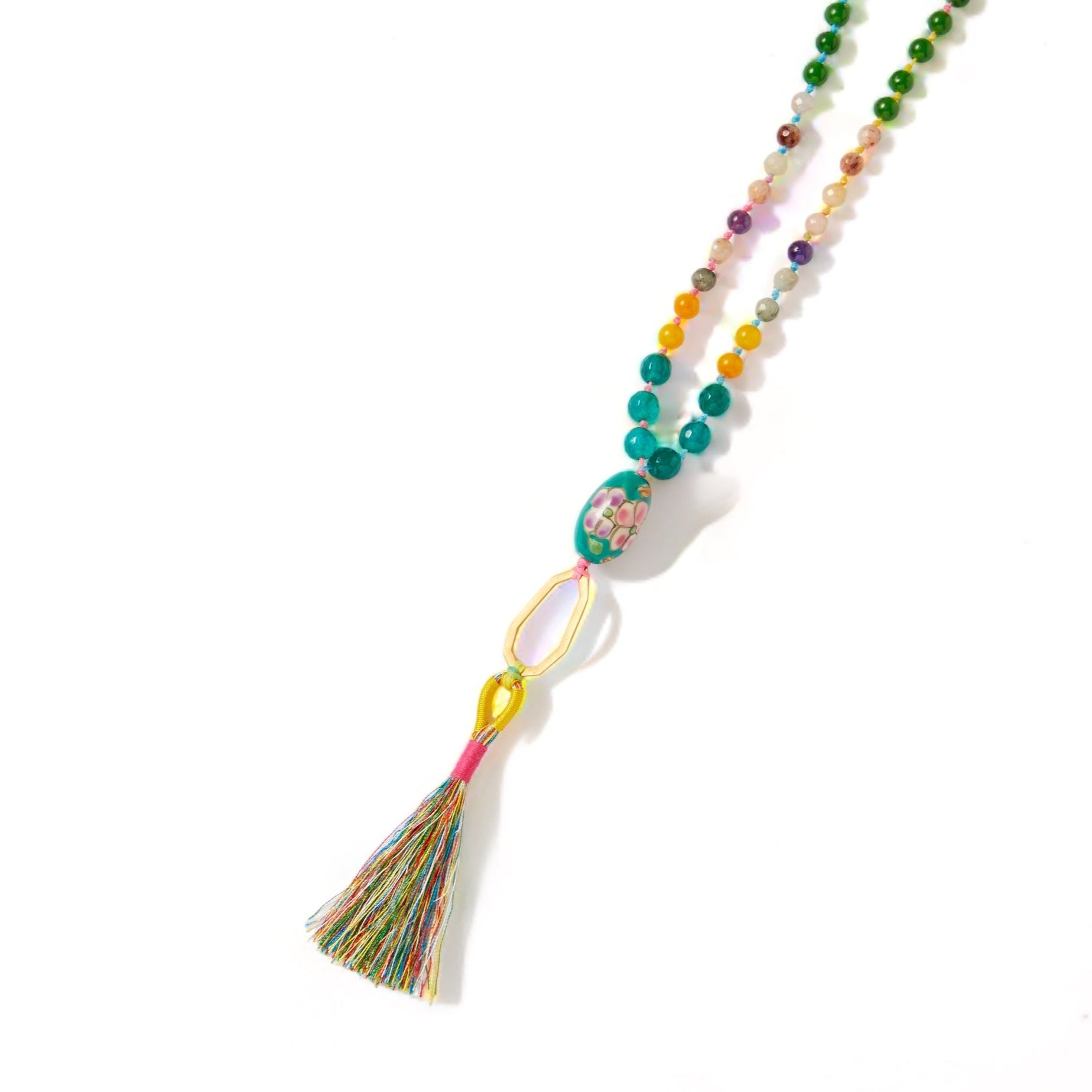 Green Bliss Mala Necklace