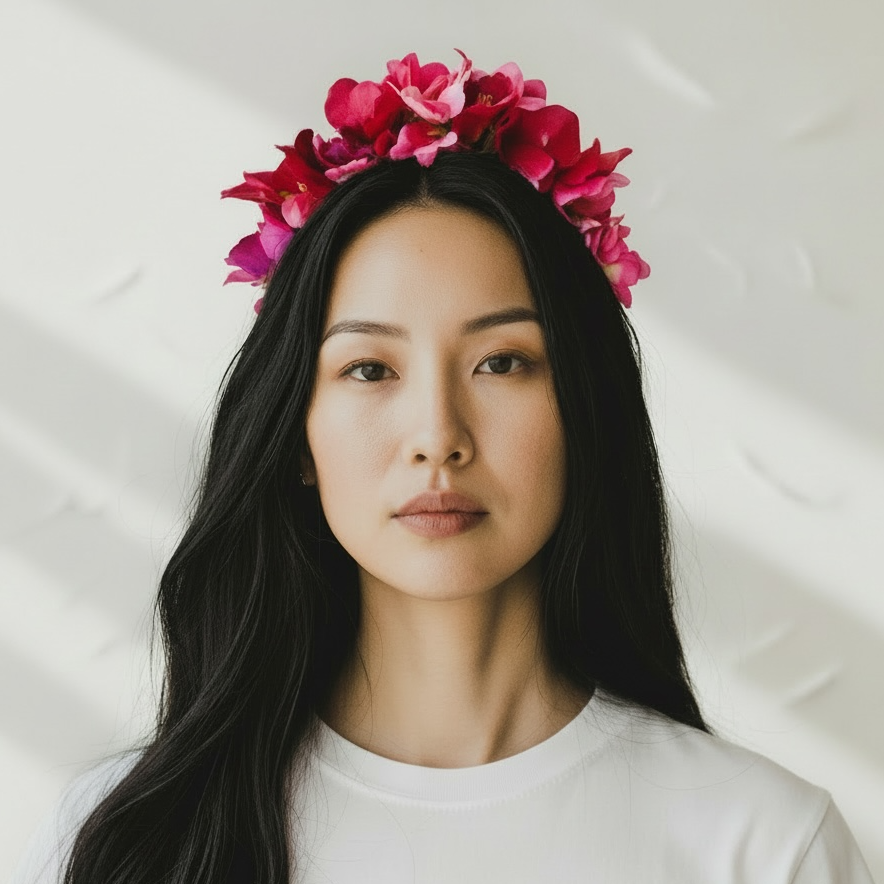 Magenda Bougainvillea Headband