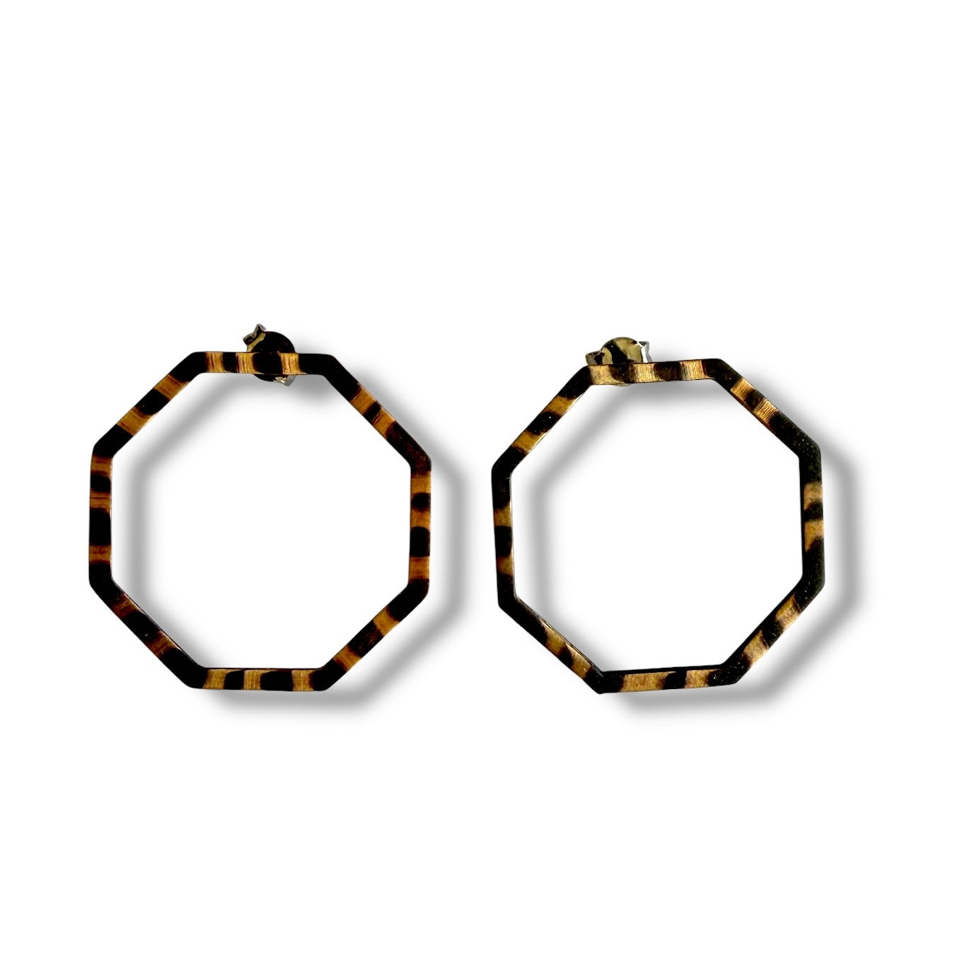 Geometric stud earrings (Polygones)