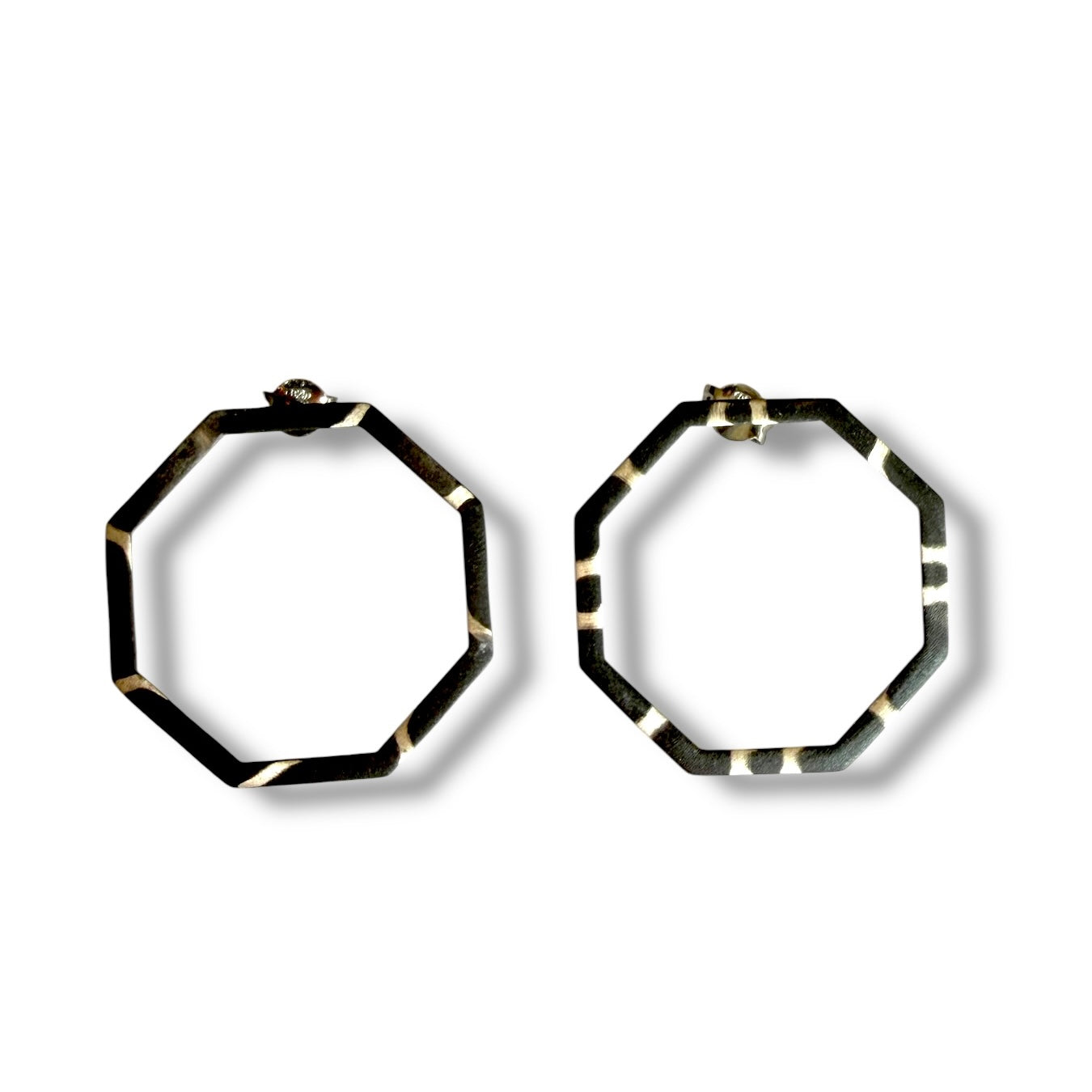 Geometric stud earrings (Polygones)