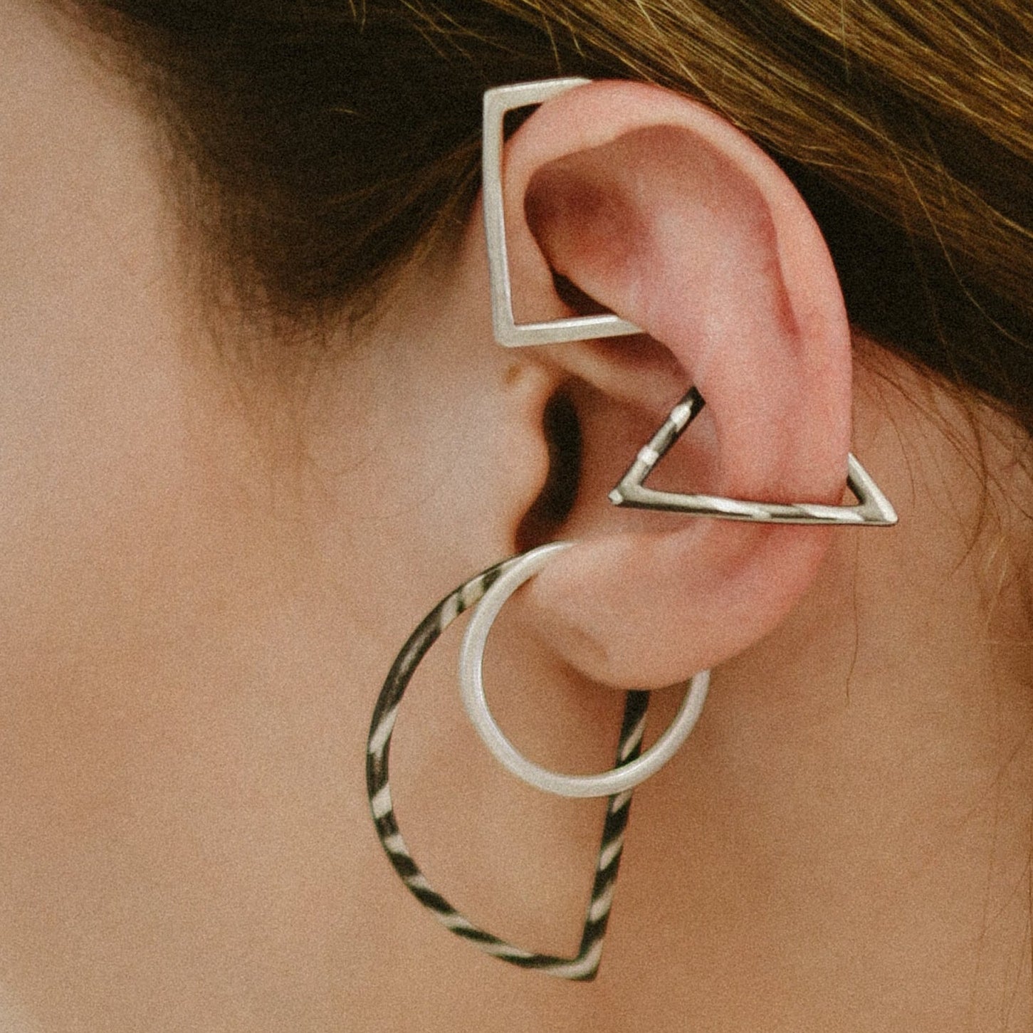 Square Ear Cuff – No Piercing required