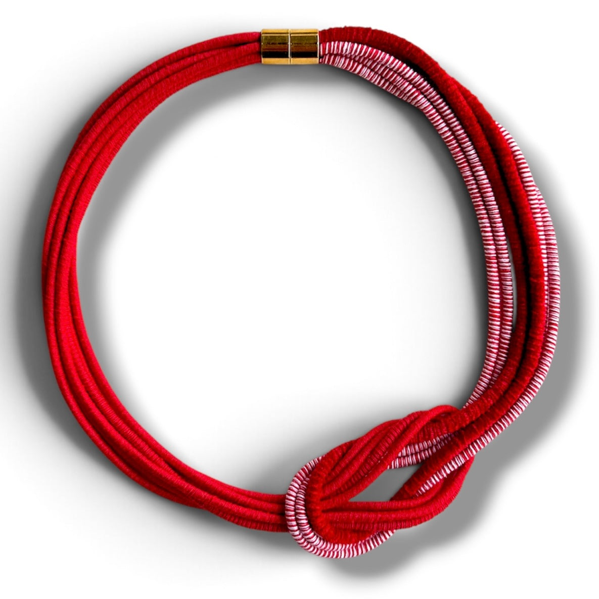 Flame Knot Bib Necklace
