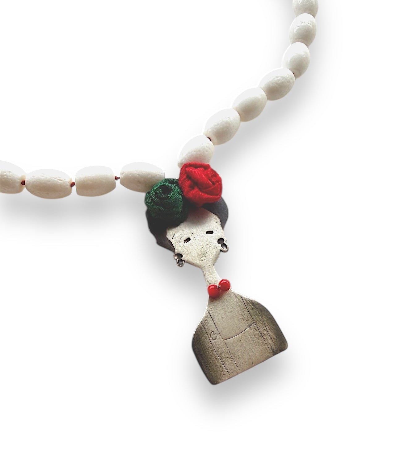 White Coral Frida Necklace
