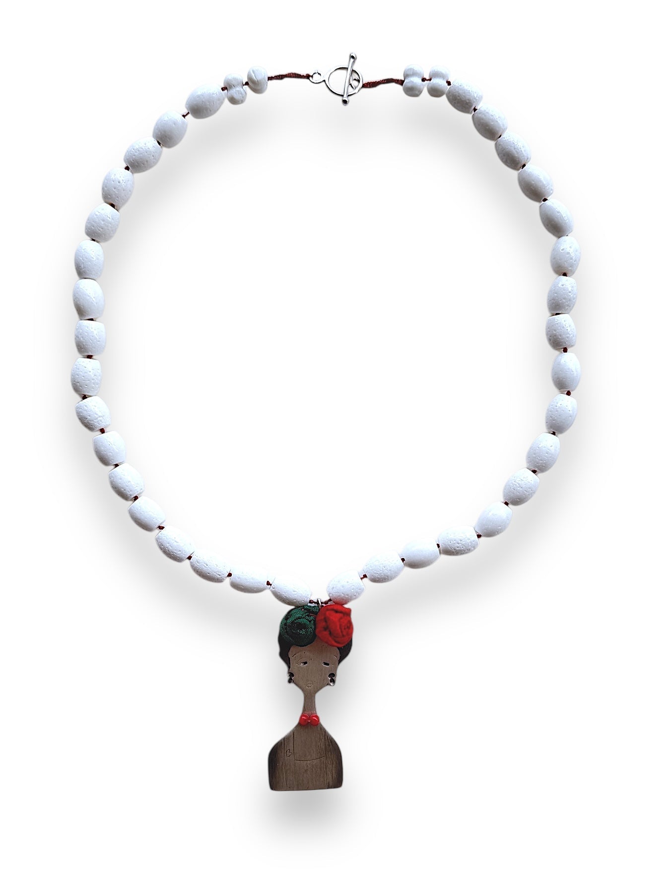 White Coral Frida Necklace