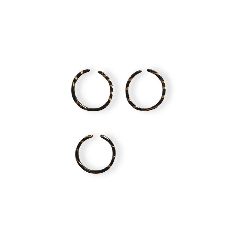 Jacket earrings Anatomisches Herz