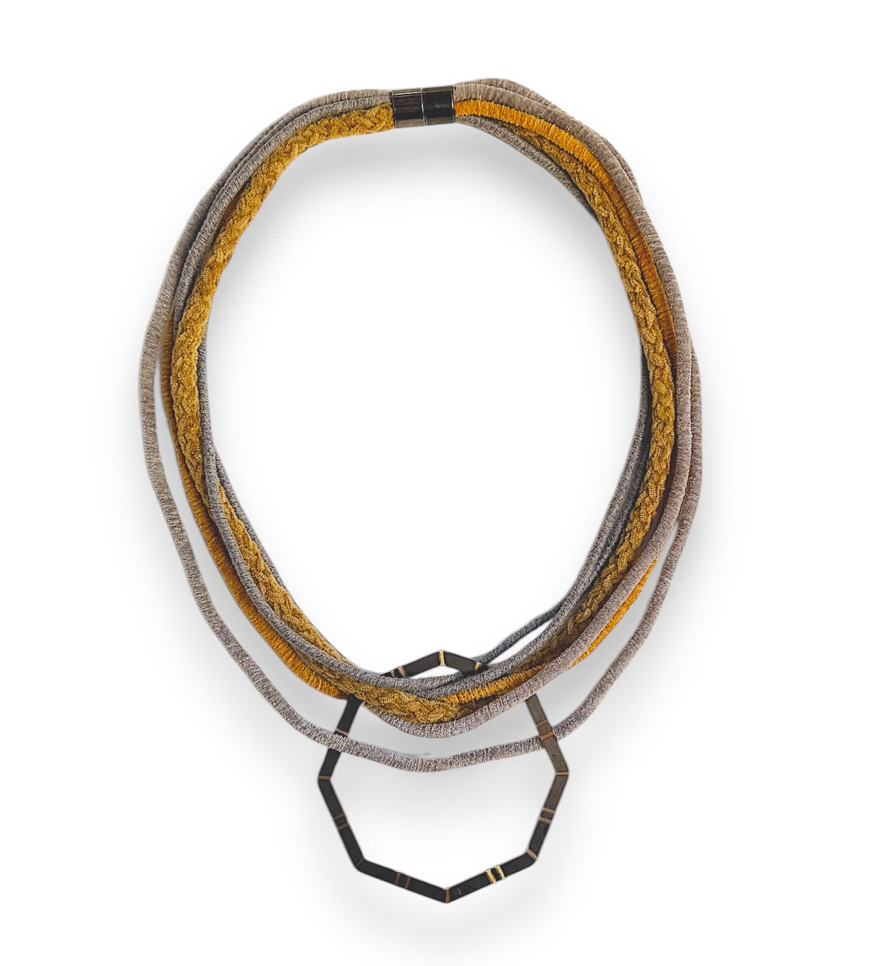 Hello Yellow Bib Necklace