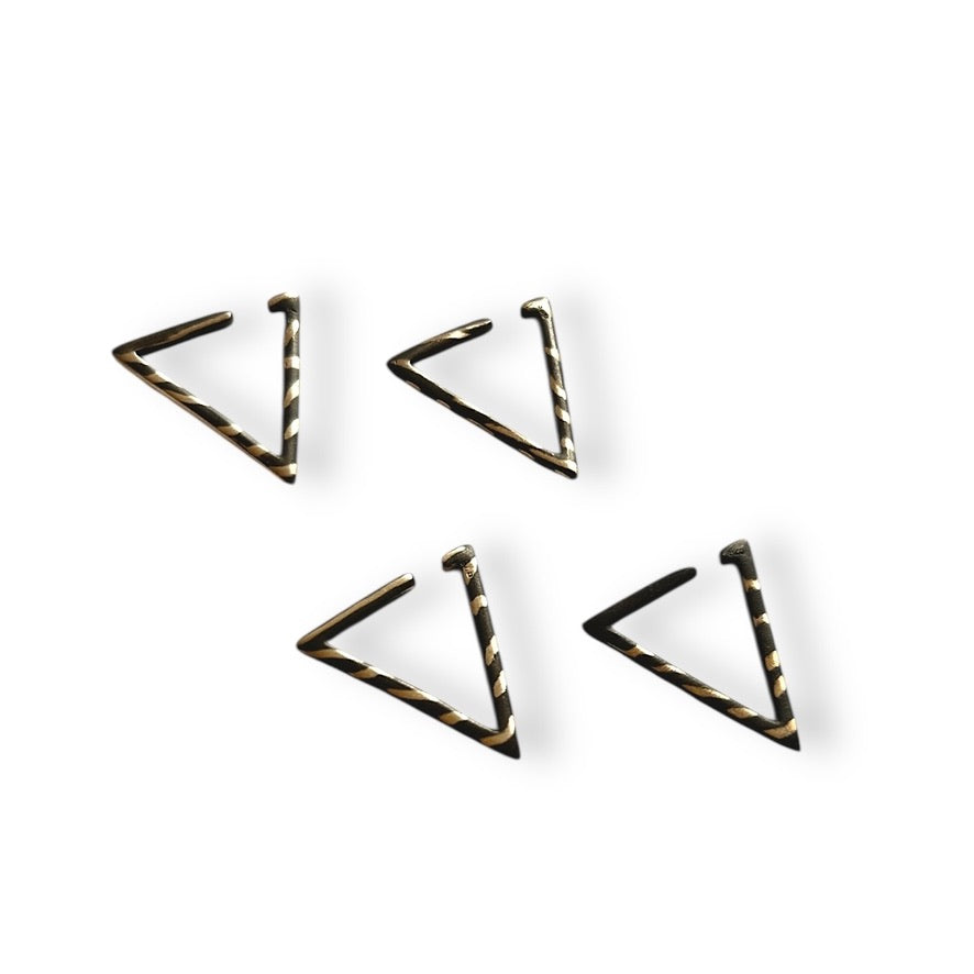 Jacket earrings Anatomisches Herz