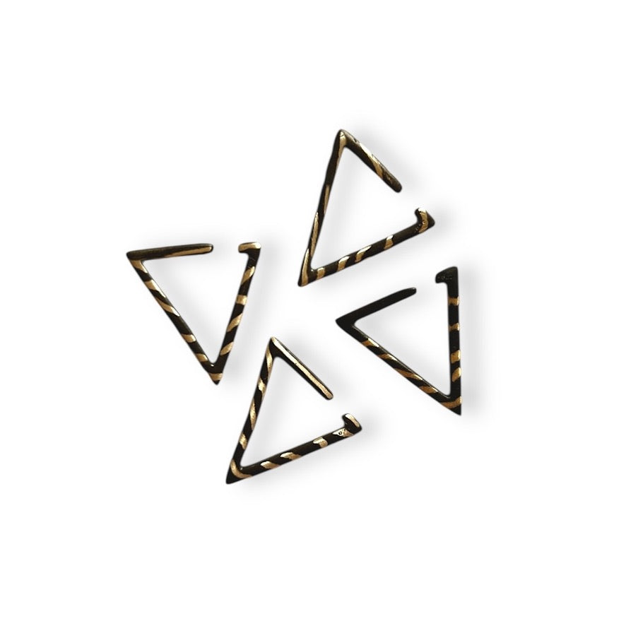 Jacket earrings Anatomisches Herz