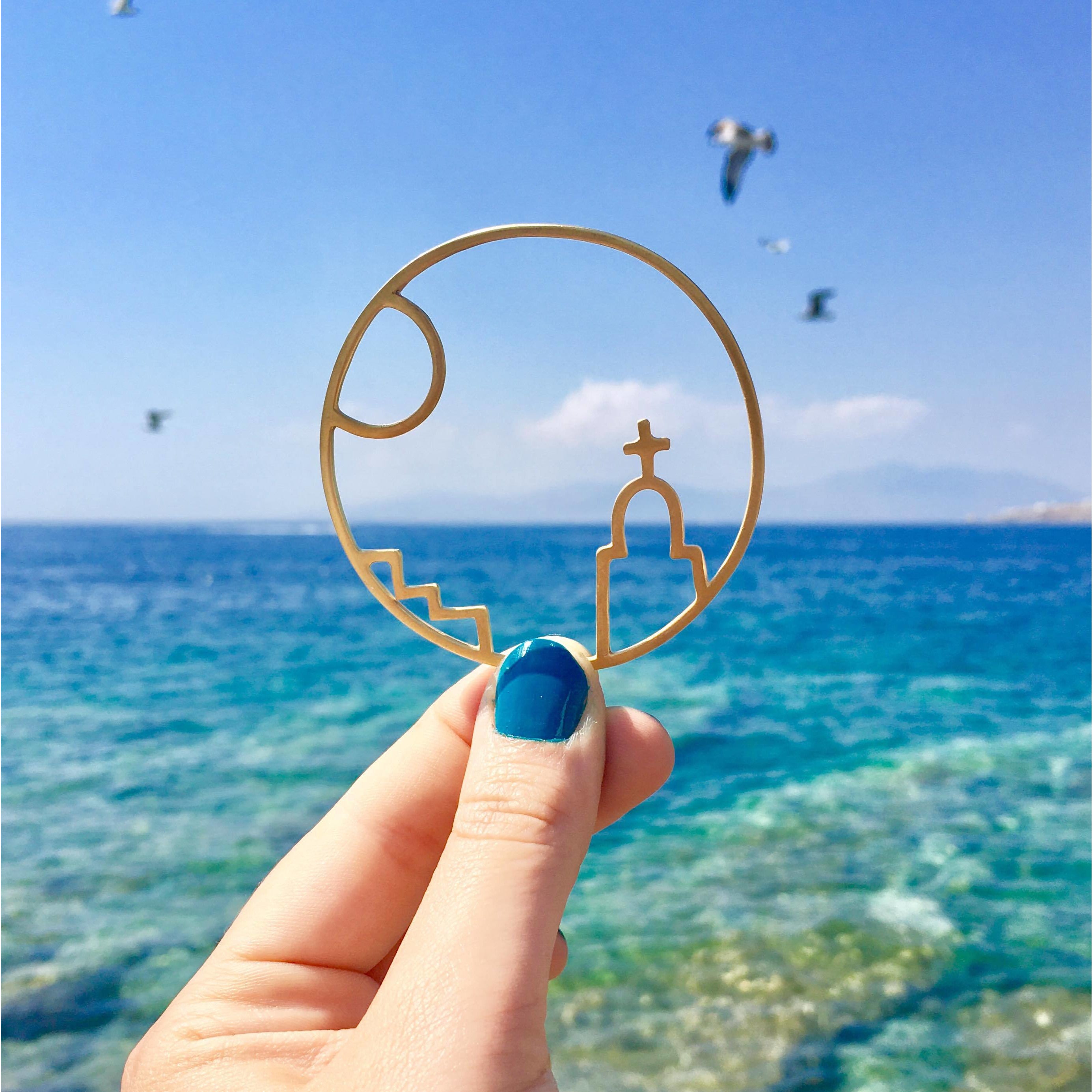 Greek Summer Chain Necklace
