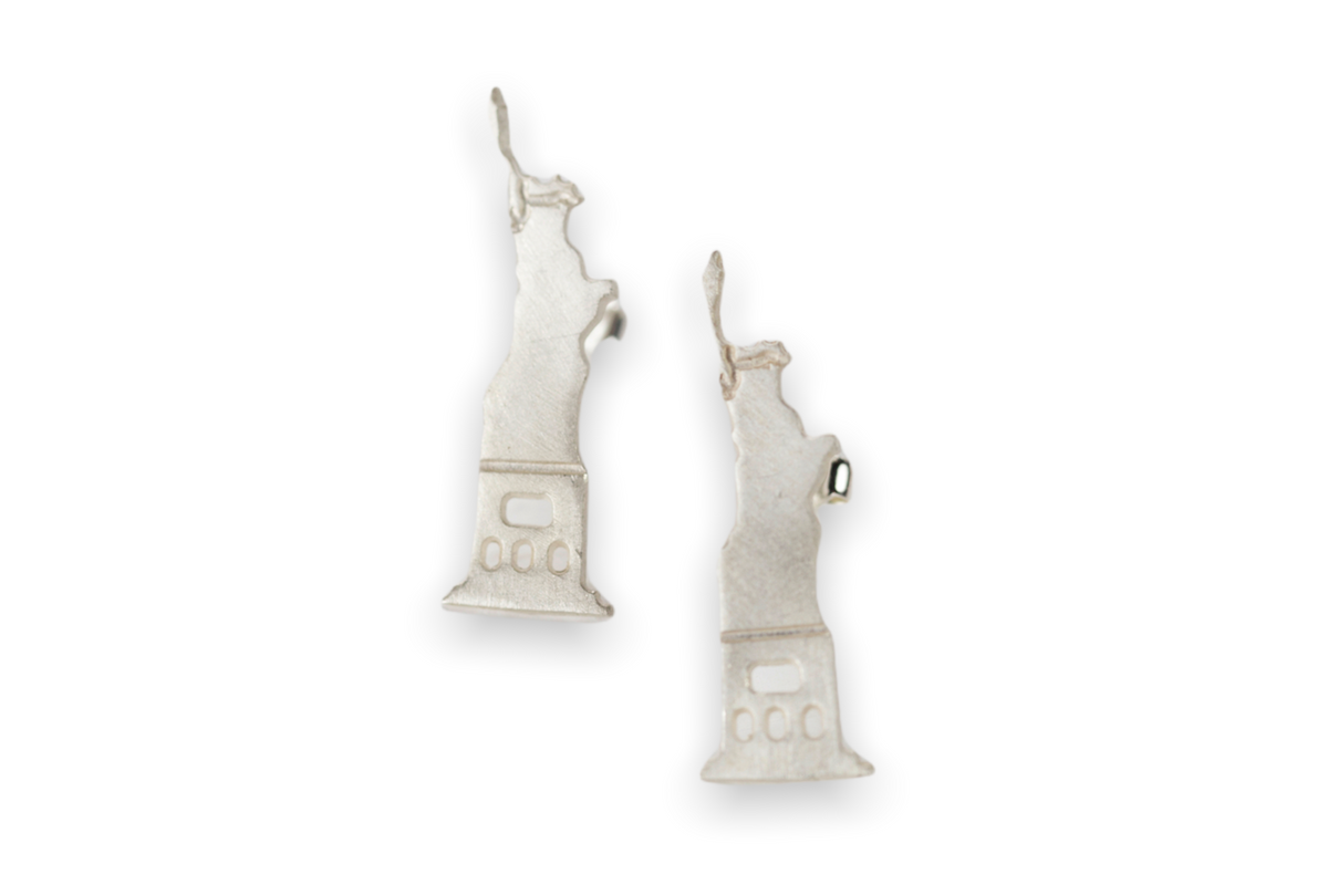 New York Statue of Liberty Chrysler Earrings