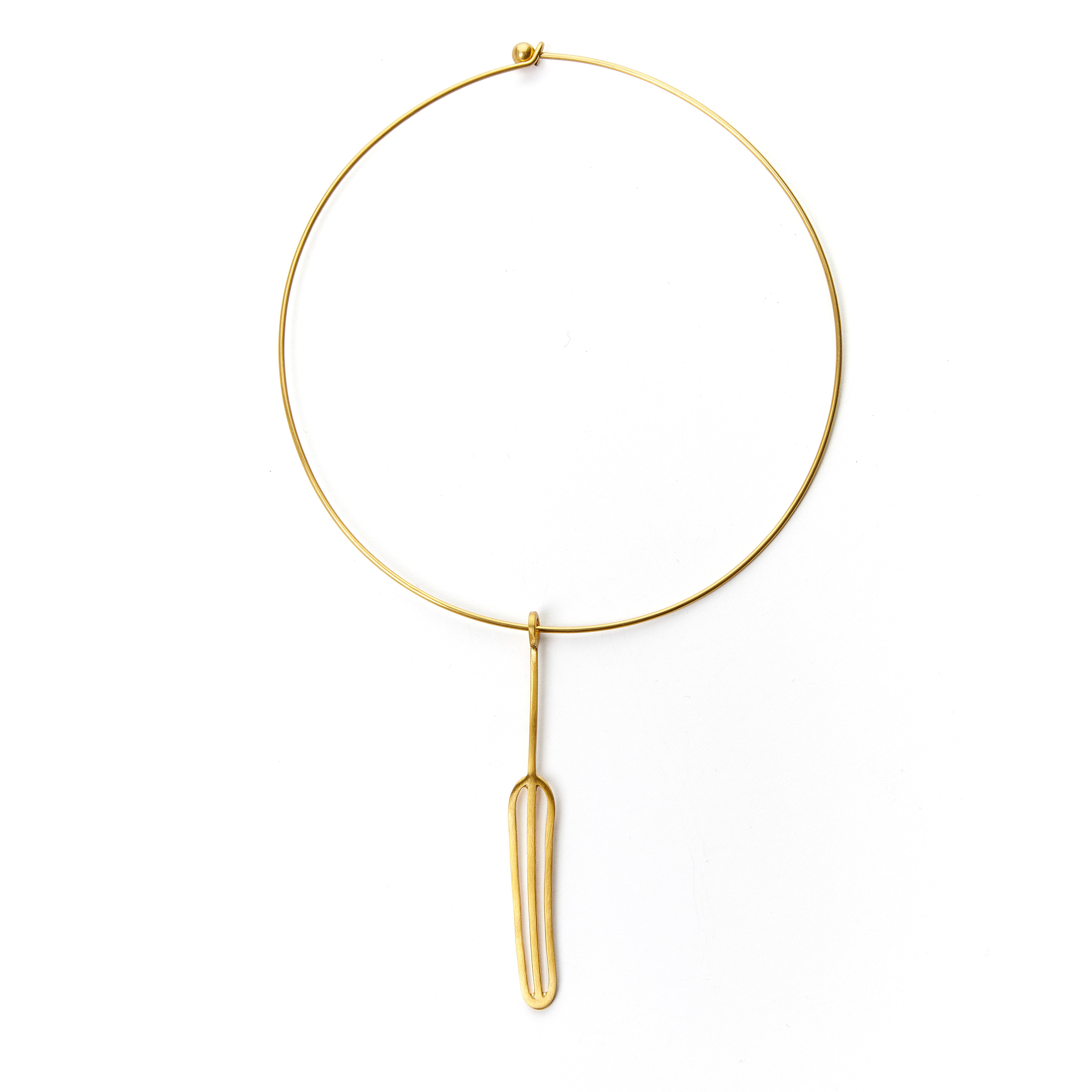 Sea Buckthorn Collar Necklace