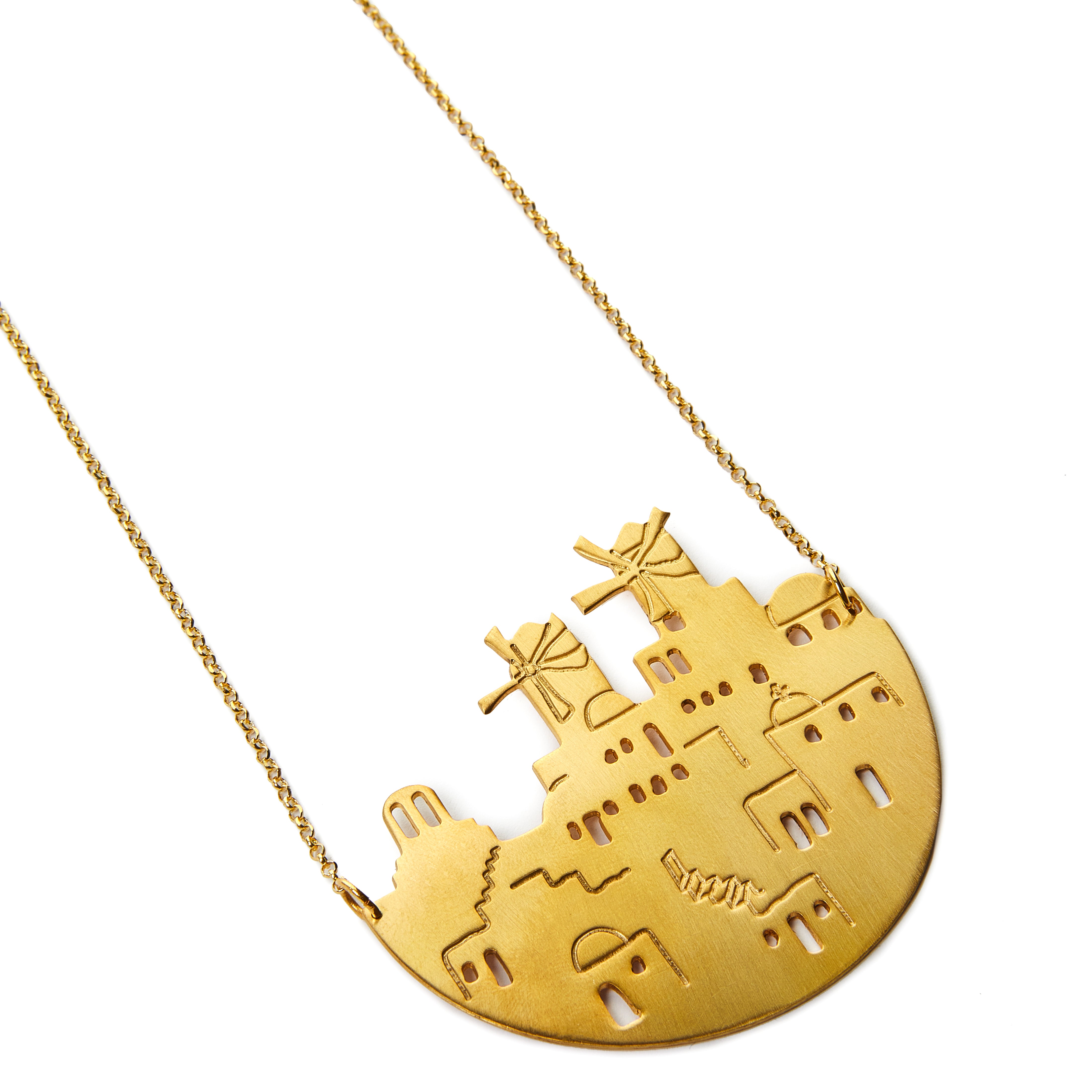 Santorini chain necklace