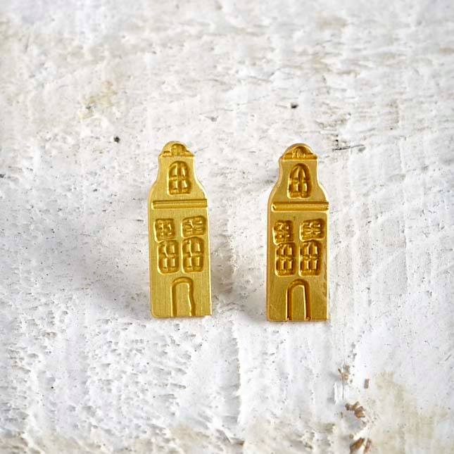 Amsterdamer Häuser Ohrstecker