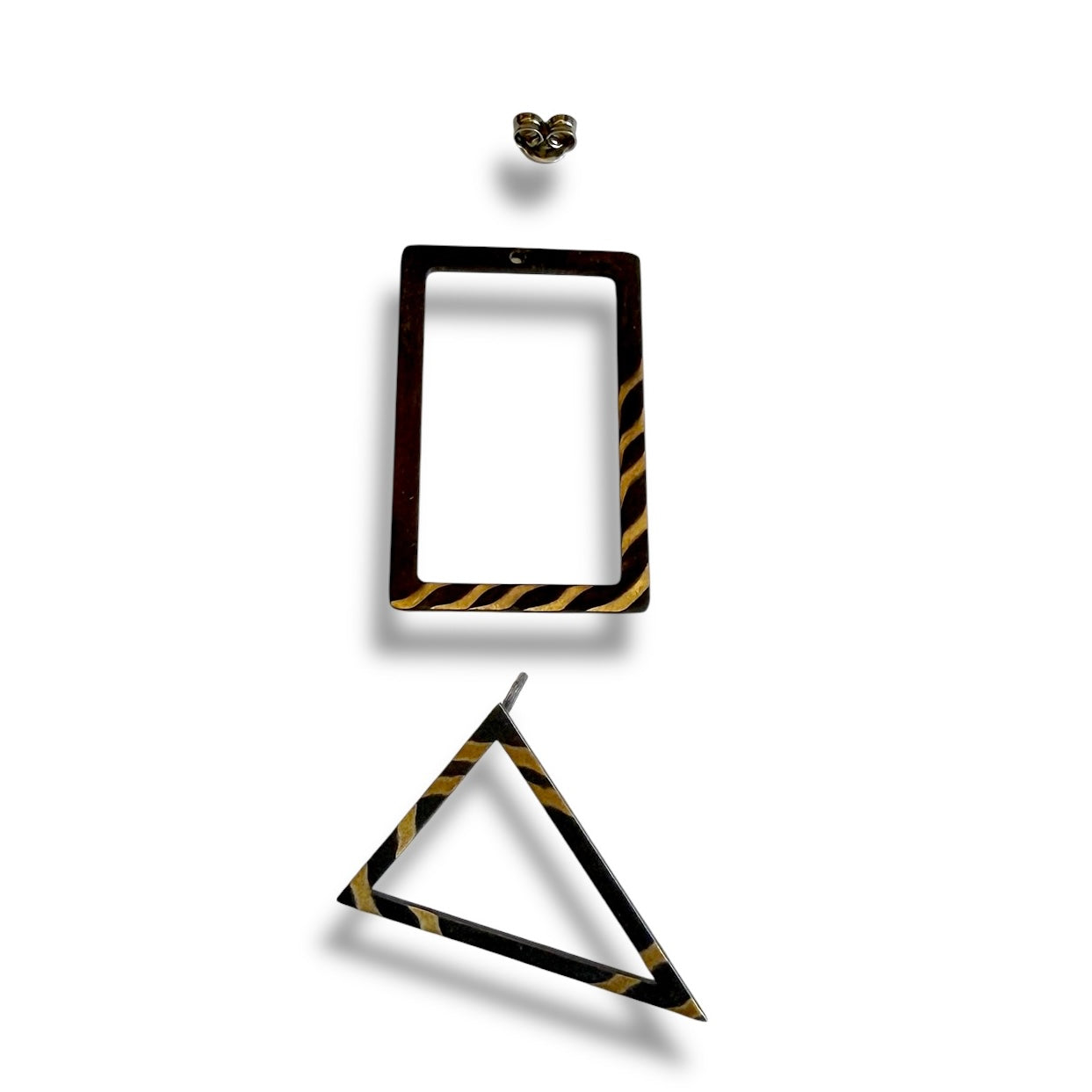 Single Brass Mix & Match Ear Jacket Earring