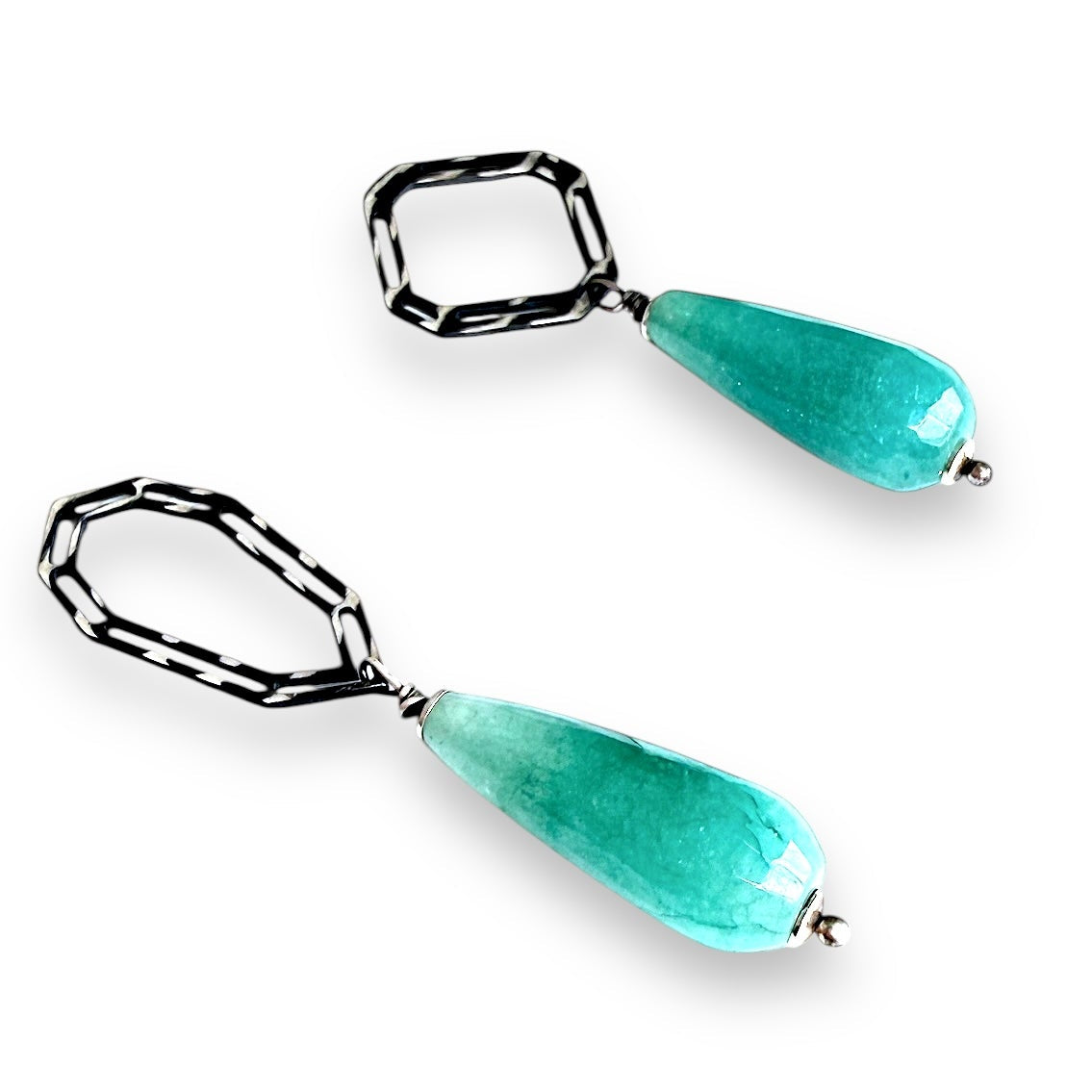 Aqua Drop Earrings