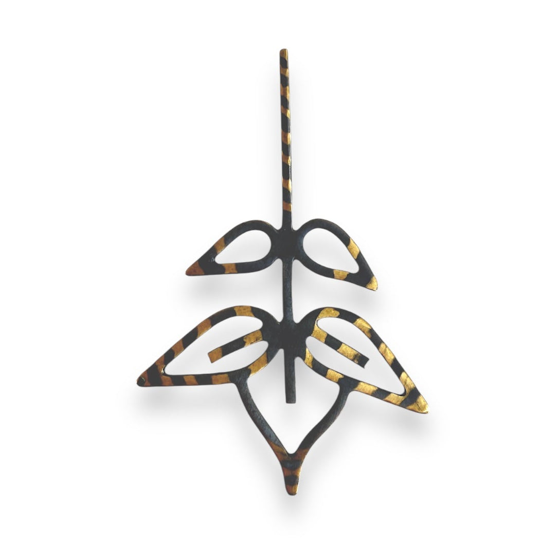 Esche Ohrringe (enface Version)