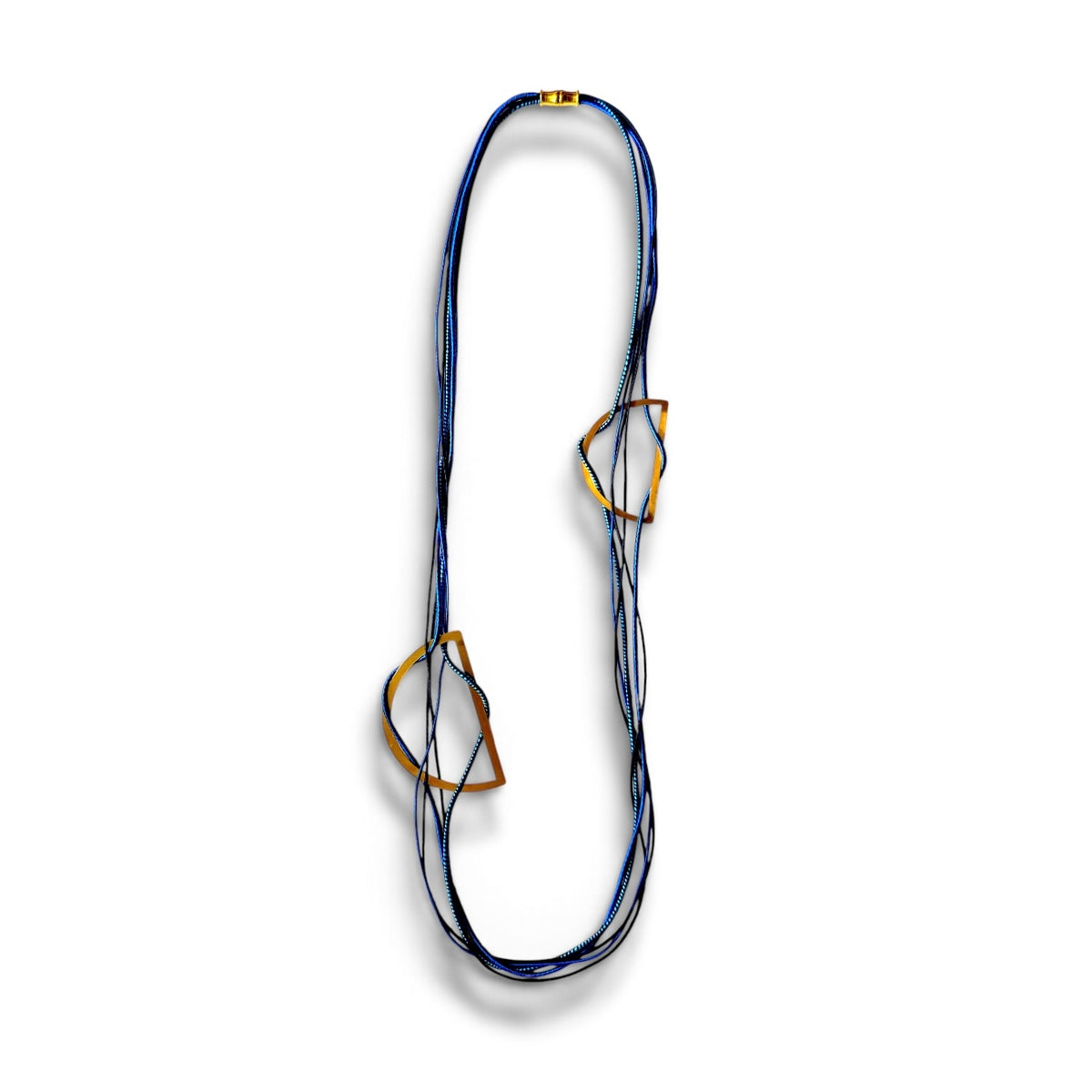 Blue Orbit Multi-Strand Necklace