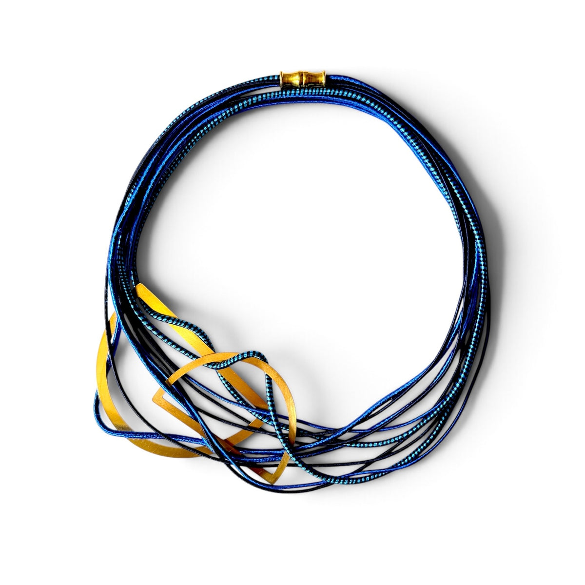 Blue Orbit Multi-Strand Necklace