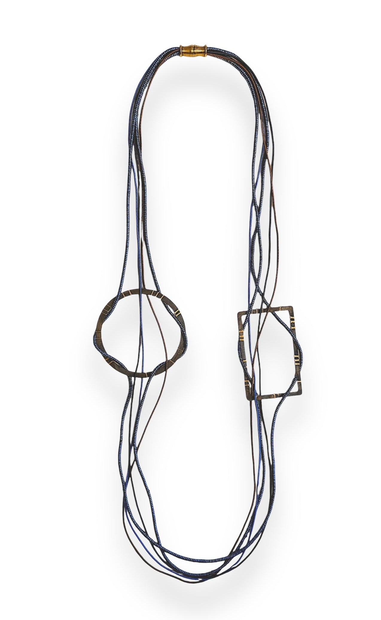 Deep Blue Majesty Bib Necklace