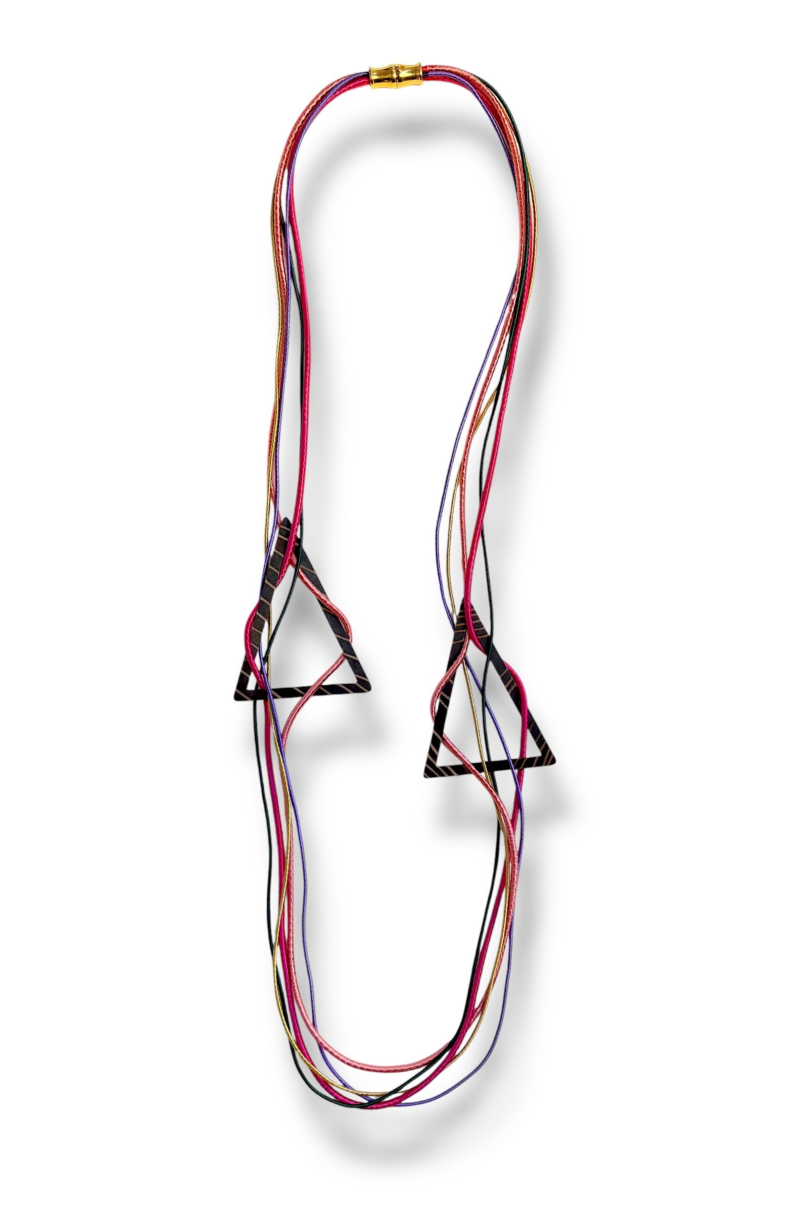 Pink Blossom Bib Necklace