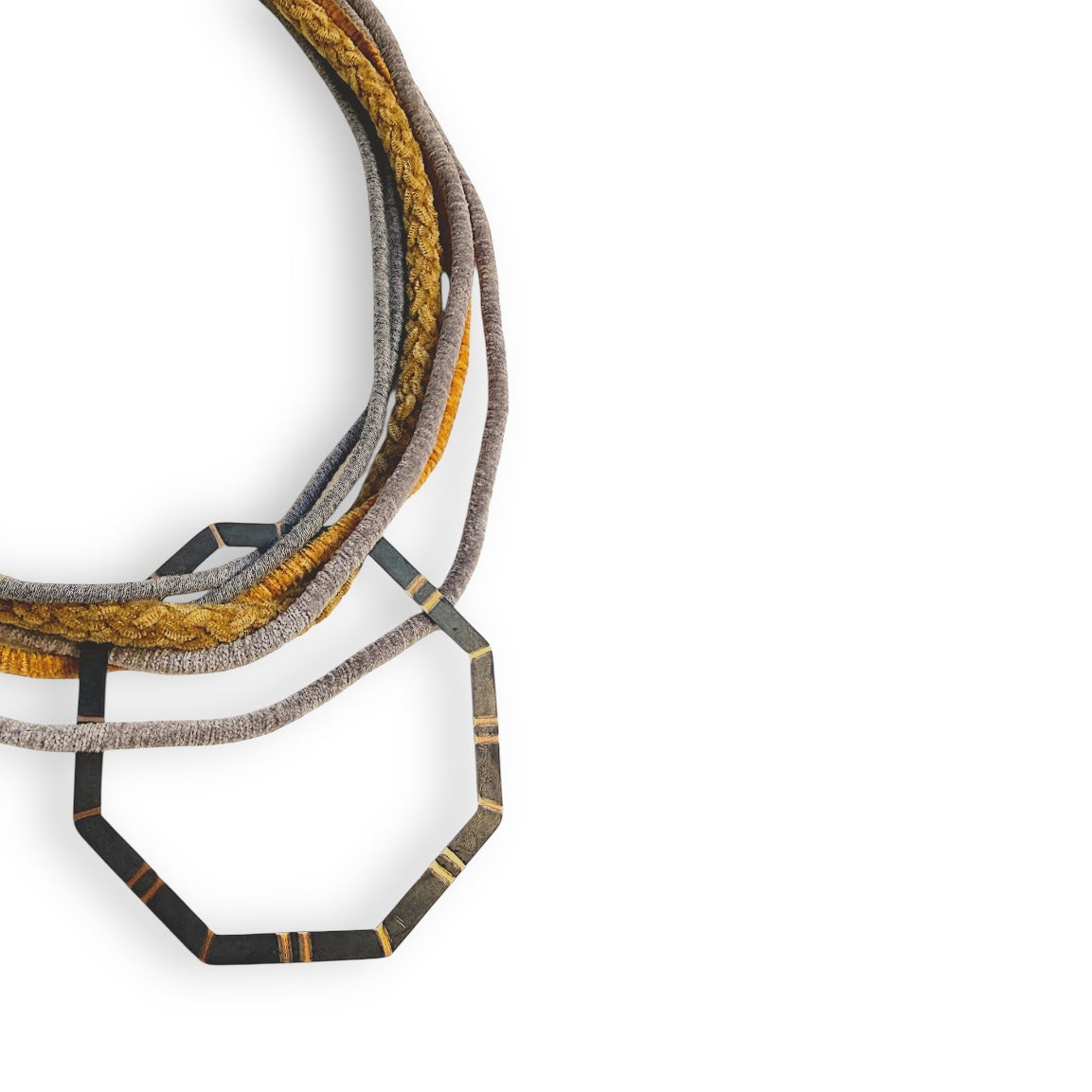 Hello Yellow Bib Necklace