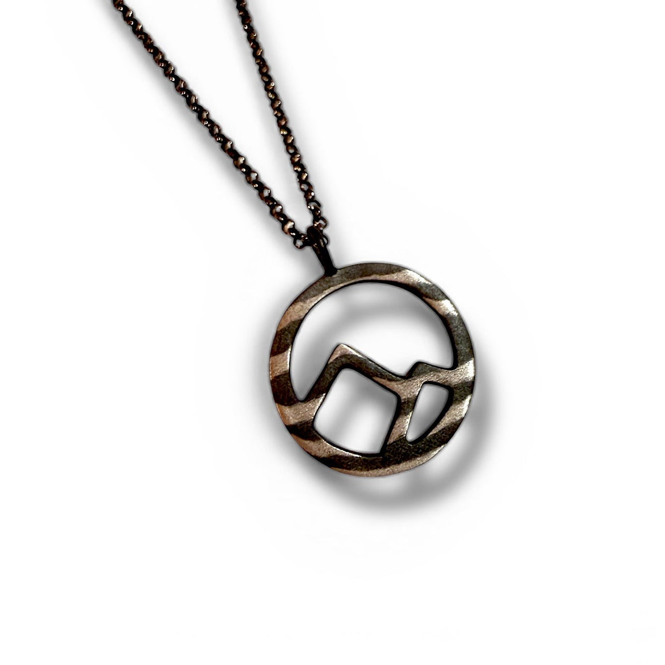 Mountain chain Necklace, zebra effect