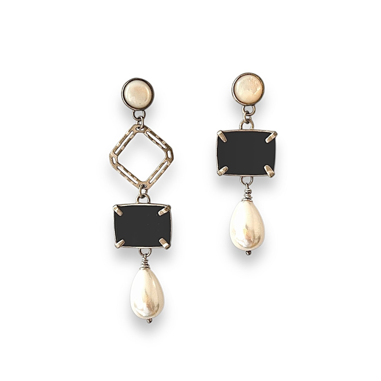 Silver Dusk Earrings