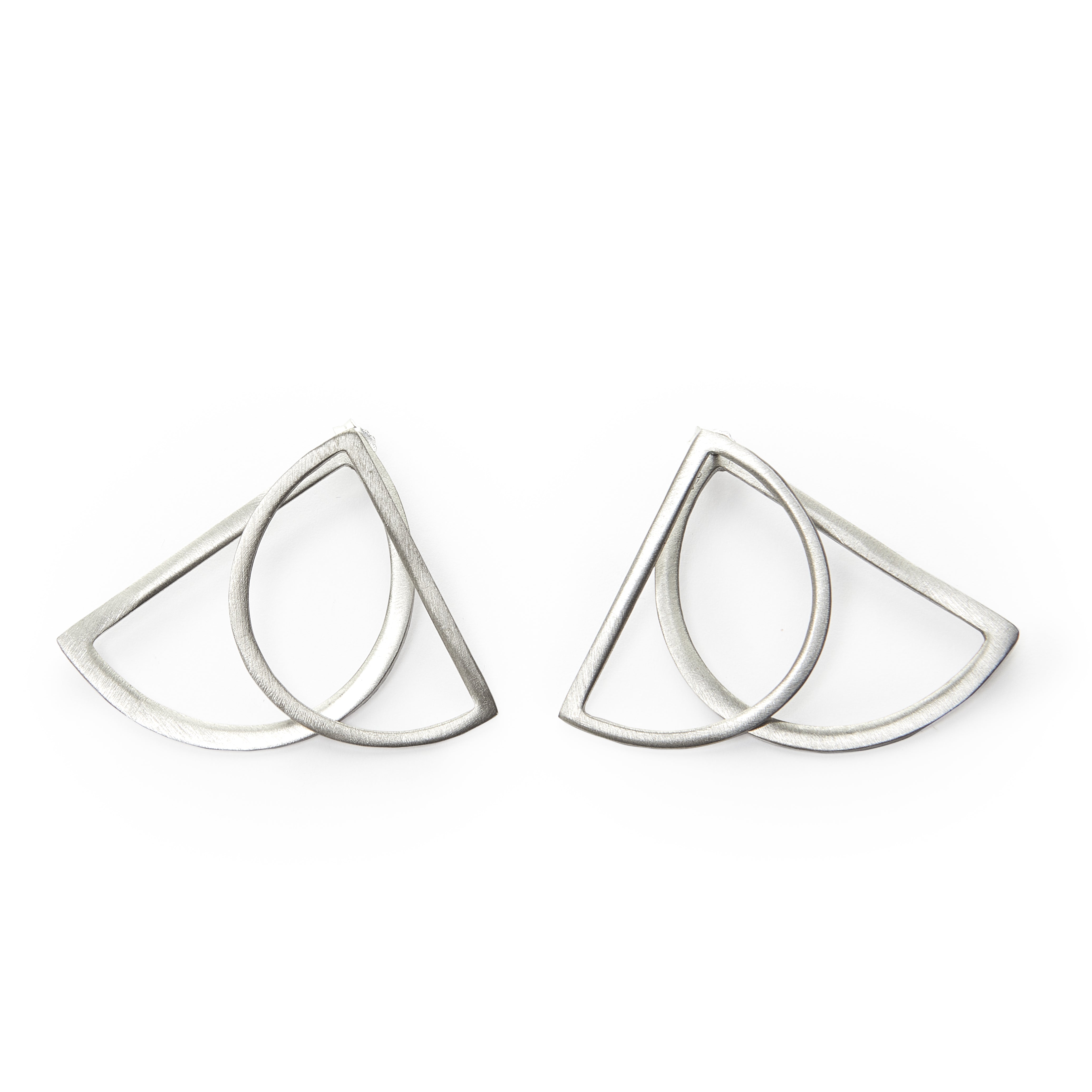 Half Moon Ear Jacket Earrings