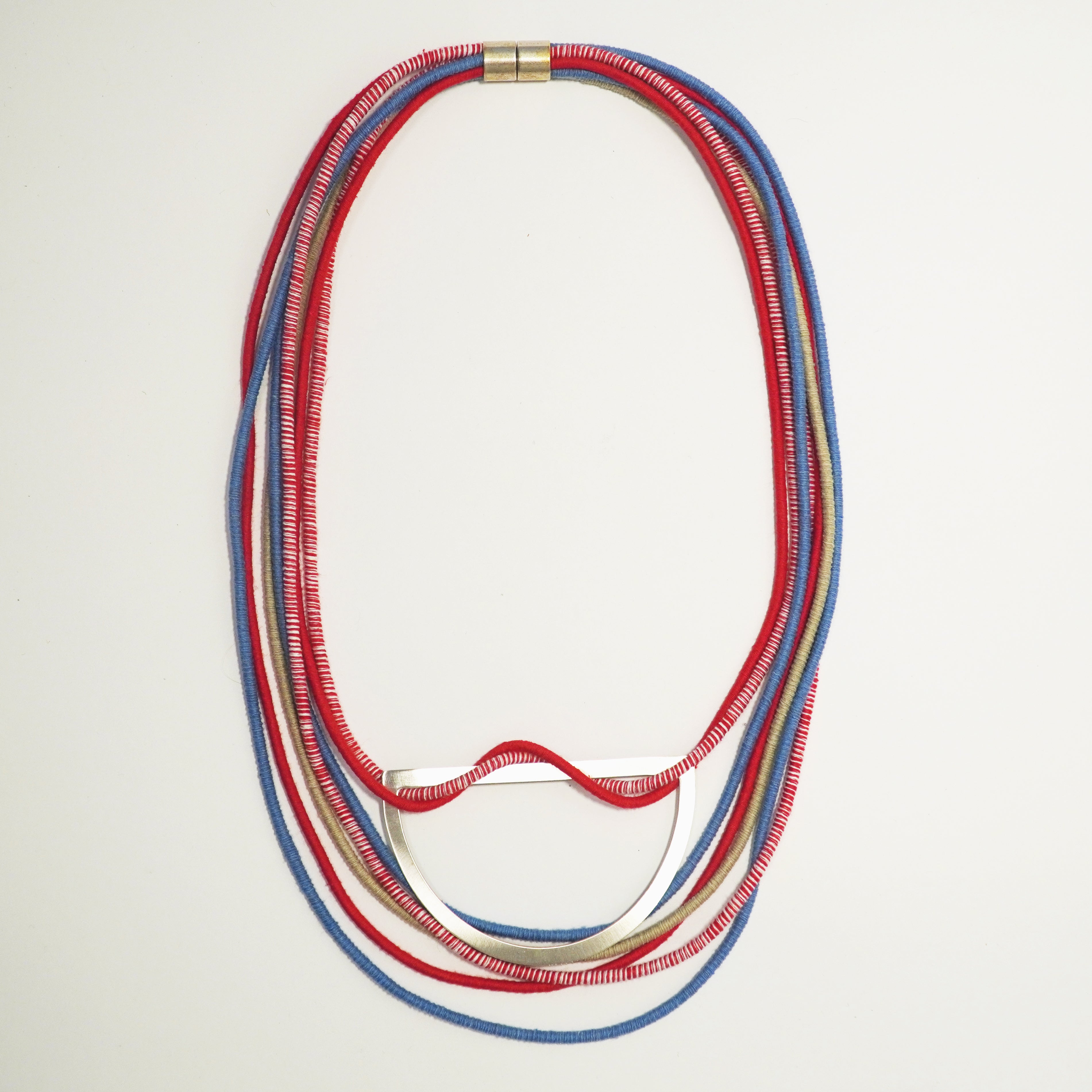 Mehrsträngige Baumwoll-Halskette