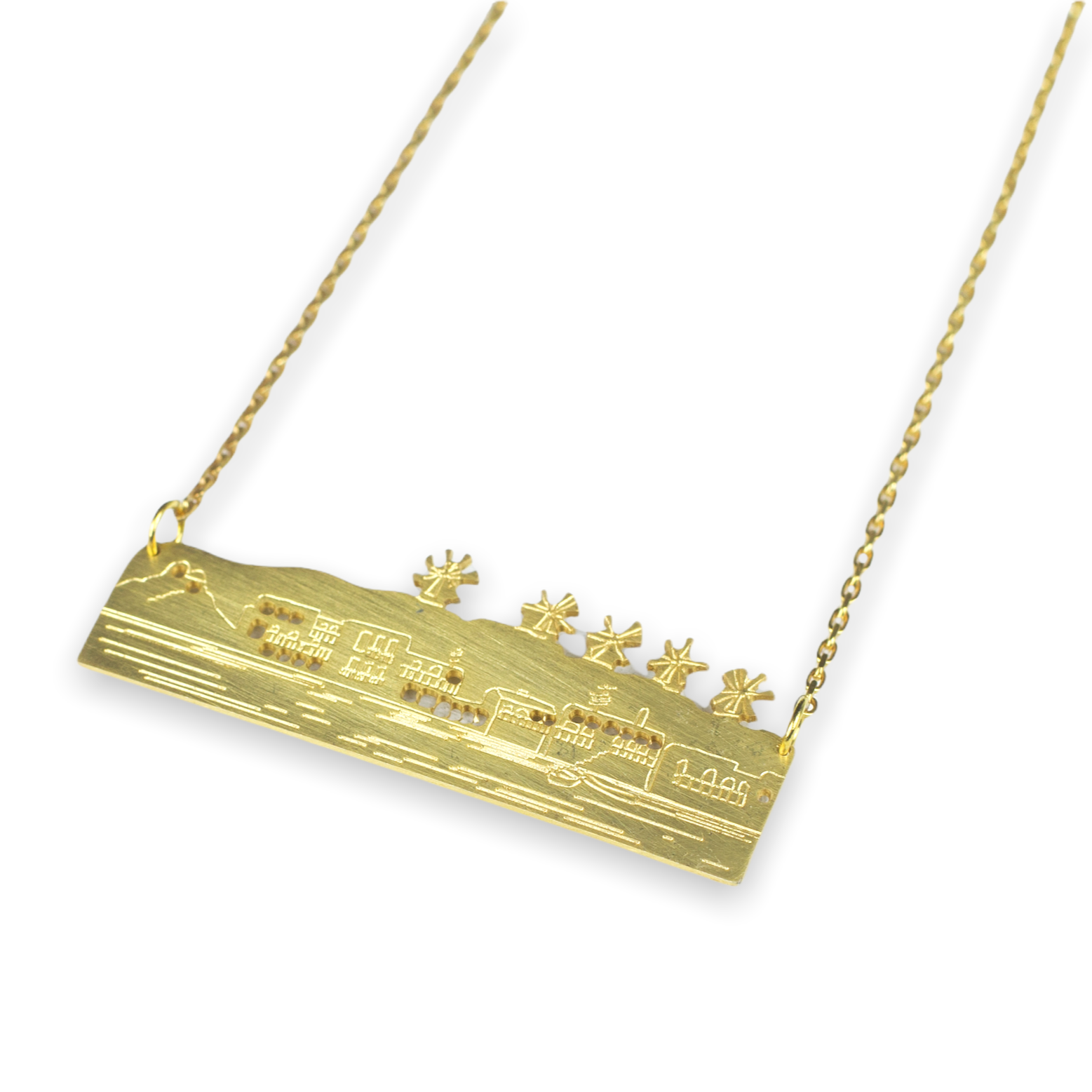 Mykonos chain necklace