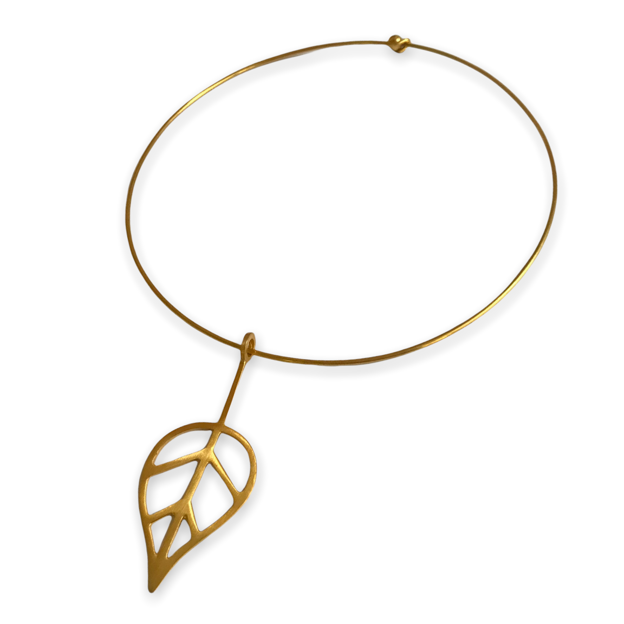 Beech Leaf Collar necklace