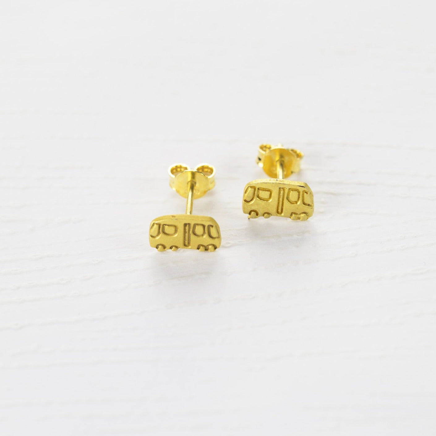 Transamerica  & Cable Car stud earrings