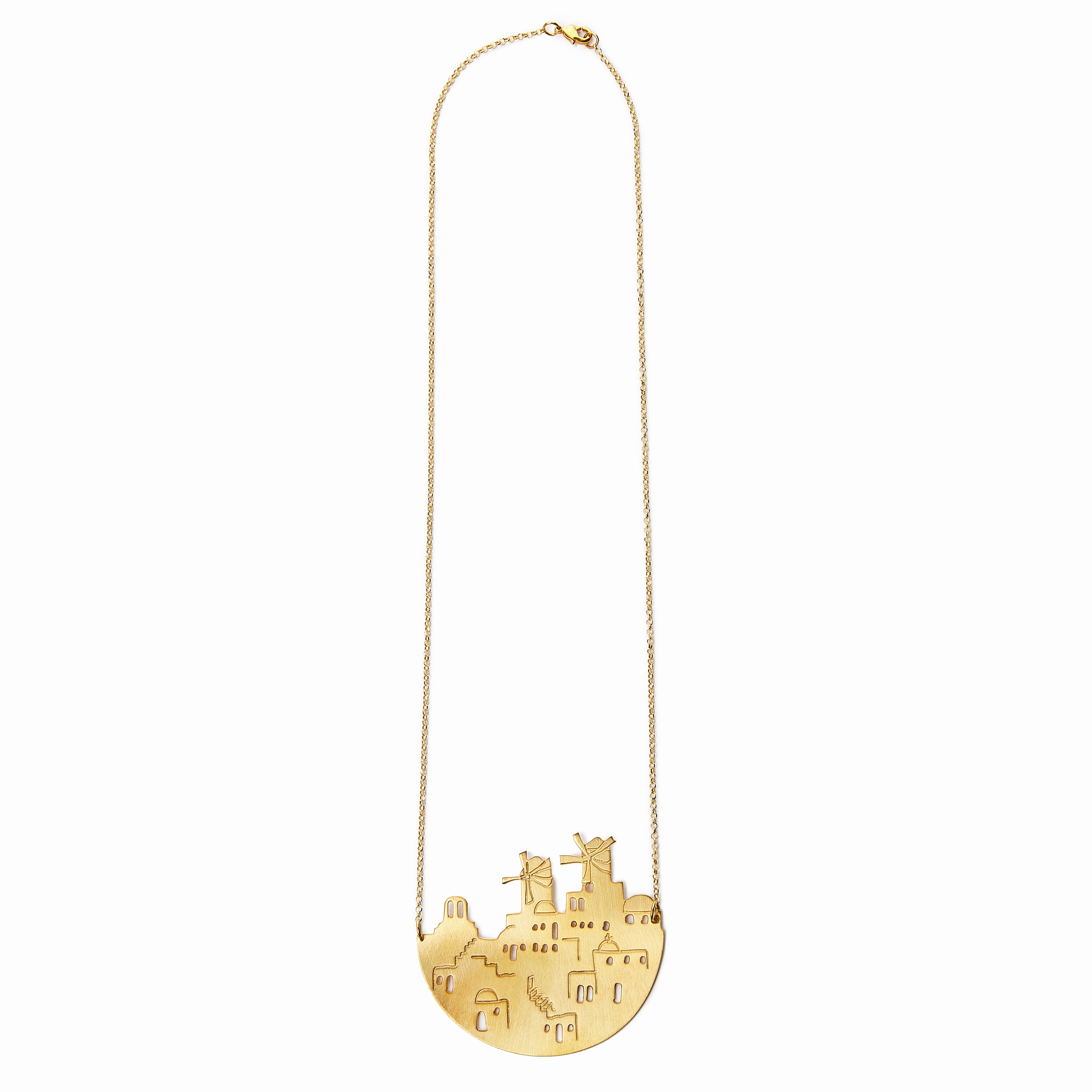 Santorini chain necklace